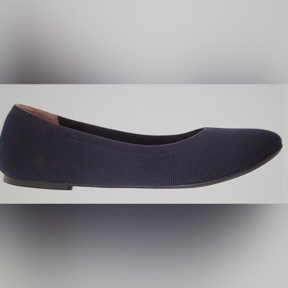 NWT WOMENS KNIT BALLET FLAT SIZE 6 NAVY BLUE - Picture 5 of 12